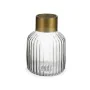 Vase Transparent Golden Glass 14,5 x 22 x 14,5 cm (6 Units) by Gift Decor, Vases - Ref: S3626786, Price: 71,70 €, Discount: %