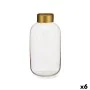 Jarrón Rosa Dorado Vidrio 14,5 x 29,5 x 14,5 cm (6 Unidades) de Gift Decor, Jarrones - Ref: S3626796, Precio: 94,68 €, Descue...