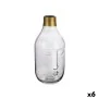 Vase Face Grey Glass 11 x 24,5 x 12 cm (6 Units) by Gift Decor, Vases - Ref: S3626803, Price: 66,50 €, Discount: %