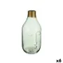 Vase Face Green Glass 11 x 24,5 x 12 cm (6 Units) by Gift Decor, Vases - Ref: S3626805, Price: 66,50 €, Discount: %