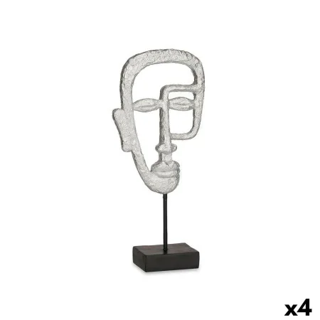 Statua Decorativa Viso Argentato 19,5 x 38 x 10,5 cm (4 Unità) di Gift Decor, Soprammobili - Rif: S3626824, Prezzo: 43,48 €, ...