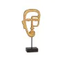 Figura Decorativa Face Dourado 19,5 x 38 x 10,5 cm (4 Unidades) de Gift Decor, Adornos - Ref: S3626825, Preço: 44,35 €, Desco...