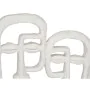 Figura Decorativa Face Branco 27 x 32,5 x 10,5 cm (4 Unidades) de Gift Decor, Adornos - Ref: S3626826, Preço: 53,16 €, Descon...