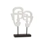 Figura Decorativa Cara Blanco 27 x 32,5 x 10,5 cm (4 Unidades) de Gift Decor, Adornos - Ref: S3626826, Precio: 53,16 €, Descu...