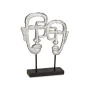 Decorative Figure Face Silver 27 x 32,5 x 10,5 cm (4 Units) by Gift Decor, Ornaments - Ref: S3626828, Price: 54,22 €, Discoun...