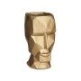 Vase 3D Face Golden Polyresin 12 x 24,5 x 16 cm (4 Units) by Gift Decor, Vases - Ref: S3626832, Price: 54,22 €, Discount: %