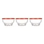 Schalenset Karaman Rot Durchsichtig Glas Polyäthylen Ø 10,5 cm 275 ml (8 Stück) von Pasabahce, Schalen und Schüsseln - Ref: S...