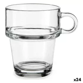 Kop Stapelbar Durchsichtig Glas 270 ml (24 Stück) von Vivalto, Tassen - Ref: S3626866, Preis: 22,63 €, Rabatt: %