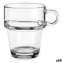 Taza Apilable Transparente Vidrio 270 ml (24 Unidades) de Vivalto, Tazas - Ref: S3626866, Precio: 22,99 €, Descuento: %