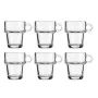 Taza Apilable Transparente Vidrio 270 ml (24 Unidades) de Vivalto, Tazas - Ref: S3626866, Precio: 22,99 €, Descuento: %