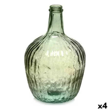 Bottiglia Righe Decorazione 17 x 29 x 17 cm Verde (4 Unità) di Gift Decor, Soprammobili - Rif: S3626877, Prezzo: 37,98 €, Sco...