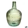 Botella Rayas Decoración 17 x 29 x 17 cm Verde (4 Unidades) de Gift Decor, Adornos - Ref: S3626877, Precio: 37,98 €, Descuent...