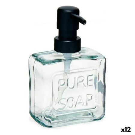 Dispensador de Jabón Pure Soap 250 ml Cristal Transparente Plástico (12 Unidades) de Berilo, Soportes y dispensadores - Ref: ...