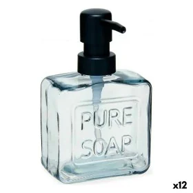 Distributeur de Savon Pure Soap 250 ml Verre Noir Plastique (12 Unités) de Berilo, Supports et distributeurs - Réf : S3626892...