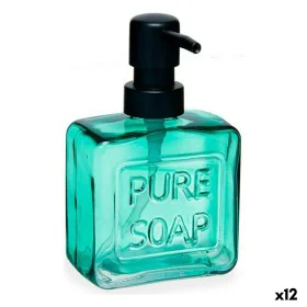 Dispensador de Jabón Pure Soap 250 ml Cristal Verde Plástico (12 Unidades) de Berilo, Soportes y dispensadores - Ref: S362689...