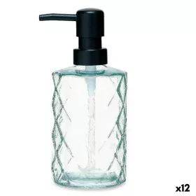 Dispenser di Sapone Diamante Cristallo Trasparente Plastica 410 ml (12 Unità) di Berilo, Supporti e distributori - Rif: S3626...