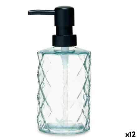 Dispensador de Sabão Diamante Cristal Transparente Plástico 410 ml (12 Unidades) de Berilo, Suportes e dispensadores - Ref: S...