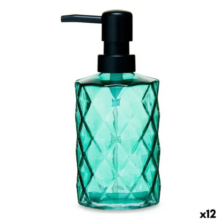 Soap Dispenser Diamond Crystal Green Plastic 410 ml (12 Units) by Berilo, Stands and dispensers - Ref: S3626896, Price: 27,60...