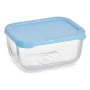 Fiambrera Snow 420 ml Azul Transparente Vidrio Polietileno (12 Unidades) de Pasabahce, Almacenamiento de alimentos - Ref: S36...