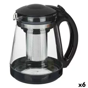 Teapot Transparent Stainless steel Plastic Glass 1,8 L (6 Units) by Vivalto, Tea and coffee sets - Ref: S3626947, Price: 40,2...