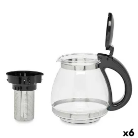 Teekanne Durchsichtig Schwarz Kunststoff Glas 1,5 L (6 Stück) von Vivalto, Tee- und Kaffeeservice - Ref: S3626949, Preis: 33,...