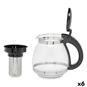 Teekanne Durchsichtig Schwarz Kunststoff Glas 1,5 L (6 Stück) von Vivalto, Tee- und Kaffeeservice - Ref: S3626949, Preis: 32,...