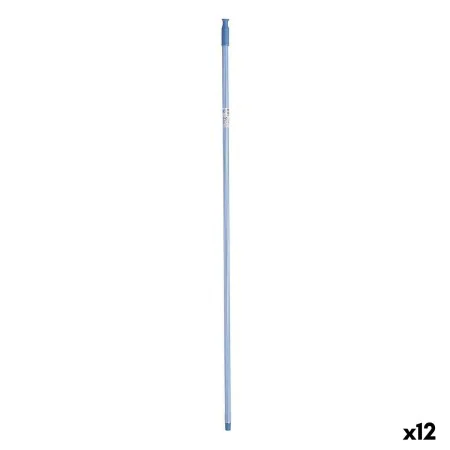 Palo para Escoba Rayas 2,3 x 130 x 2,3 cm Azul Metal (12 Unidades) de BigBuy Home, Suministros de barrido - Ref: S3626955, Pr...