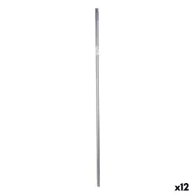 Broom handle 2,3 x 130 x 2,3 cm Grey Metal (12 Units) by BigBuy Home, Sweeping supplies - Ref: S3626960, Price: 15,80 €, Disc...