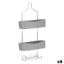 Suporte para o Chuveiro 28 x 60 x 14 cm Cinzento Metal Plástico (6 Unidades) de Berilo, Acessórios para duche - Ref: S3626989...