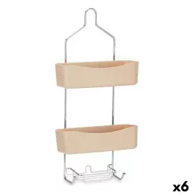 Shower Hanger 28 x 60 x 14 cm Beige Metal Plastic (6 Units) by Berilo, Shower accessories - Ref: S3626990, Price: 56,94 €, Di...