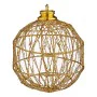 Conjunto de bolas de Natal Corte e Vinco 10 cm Dourado Metal (12 Unidades) de Krist+, Natal - Ref: S3627020, Preço: 33,64 €, ...