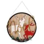 Decorazione pensile Insegna Renna di Natale Naturale Legno MDF 29 x 1 x 29 cm (6 Unità) di Krist+, Natale - Rif: S3627024, Pr...