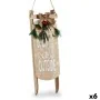 Dekoration zum Aufhängen Schild Schlitten Beige Holz MDF 20 x 5 x 69 cm (6 Stück) von Krist+, Weihnachten - Ref: S3627025, Pr...