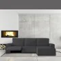 Funda para chaise longue de brazo corto derecho Eysa JAZ Gris oscuro 120 x 120 x 360 cm de Eysa, Sofás - Ref: D1607227, Preci...