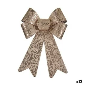 Decoración Colgante Bronce PVC Lazo 16 x 24 x 4 cm (12 Unidades) de Krist+, Navidad - Ref: S3627035, Precio: 19,72 €, Descuen...