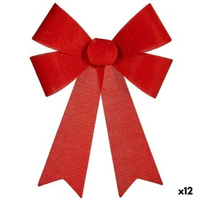 Fiocco Decorazione Natalizia Rosso PVC 32 x 41 x 6 cm (12 Unità) di Krist+, Natale - Rif: S3627042, Prezzo: 33,64 €, Sconto: %