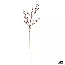 Branche Rouge Plastique 9 x 9 x 97 cm (12 Unités) de Krist+, Noël - Réf : S3627060, Prix : 36,75 €, Remise : %