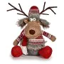 Deko-Figur Hirsch Weiß Braun Rot Grau 17 x 30 x 27 cm (4 Stück) von Krist+, Weihnachten - Ref: S3627088, Preis: 56,34 €, Raba...