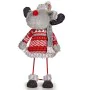 Decorative Figure Christmas Reindeer Red Grey 13 x 33,5 x 20 cm (8 Units) by Krist+, Christmas - Ref: S3627102, Price: 68,81 ...