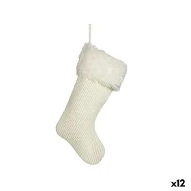 Adorno Navideño Calcetín de Navidad Blanco 25 x 3 x 44 cm (12 Unidades) de Krist+, Navidad - Ref: S3627104, Precio: 71,74 €, ...