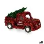 Decorative Figure Van Tinsel Red Green polypropylene PET 15 x 18 x 27 cm (8 Units) by Krist+, Christmas - Ref: S3627194, Pric...