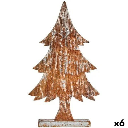 Figurine Décorative Sapin de Noël Argenté Bois 5 x 49,5 x 26 cm (6 Unités) de Krist+, Noël - Réf : S3627226, Prix : 97,60 €, ...