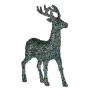 Figura Decorativa Rena de Natal Purpurina Azul Dourado Plástico 15 x 45 x 30 cm (8 Unidades) de Krist+, Natal - Ref: S3627274...