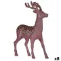 Figurine Décorative renne de noël Rose Plastique 15 x 45 x 30 cm (8 Unités) de Krist+, Noël - Réf : S3627277, Prix : 89,85 €,...