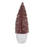 Decorative Figure Christmas Tree Pink Golden Plastic 9 x 28 x 9 cm (6 Units) by Krist+, Christmas - Ref: S3627298, Price: 33,...