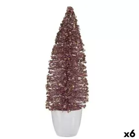 Statua Decorativa Albero di Natale Rosa Dorato 10 x 33 x 10 cm (6 Unità) di Krist+, Natale - Rif: S3627303, Prezzo: 33,48 €, ...