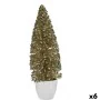 Statua Decorativa Albero di Natale Bronce Dorato Plastica 10 x 33 x 10 cm (6 Unità) di Krist+, Natale - Rif: S3627304, Prezzo...