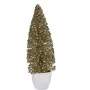 Figura Decorativa Árbol de Navidad Bronce Dorado Plástico 10 x 33 x 10 cm (6 Unidades) de Krist+, Navidad - Ref: S3627304, Pr...