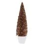 Decorative Figure Christmas Tree Bronze Golden Plastic 10 x 38 x 10 cm (6 Units) by Krist+, Christmas - Ref: S3627311, Price:...