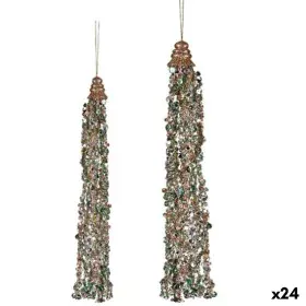 Decorazione Natalizia Ciondolo Corone Azzurro champagne (24 Unità) di Krist+, Natale - Rif: S3627319, Prezzo: 51,57 €, Sconto: %